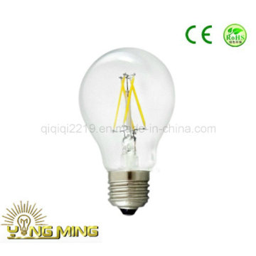 3.5W A60 Clear Dim E26 120V Home Light LED Filamento Bulbo